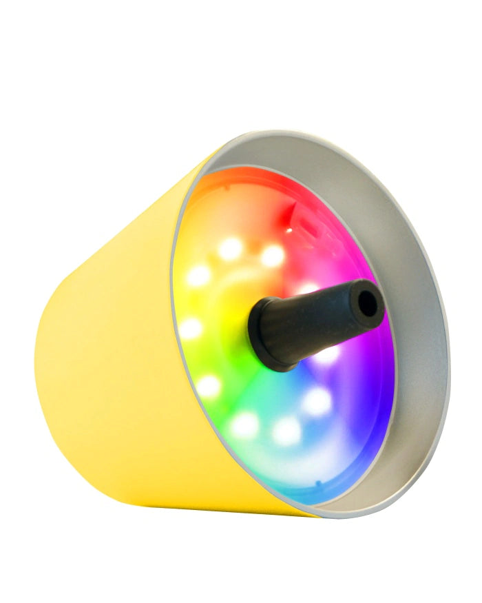 Sompex TOP 2.0 oplaadbare flessenlamp – Geel - detailfoto