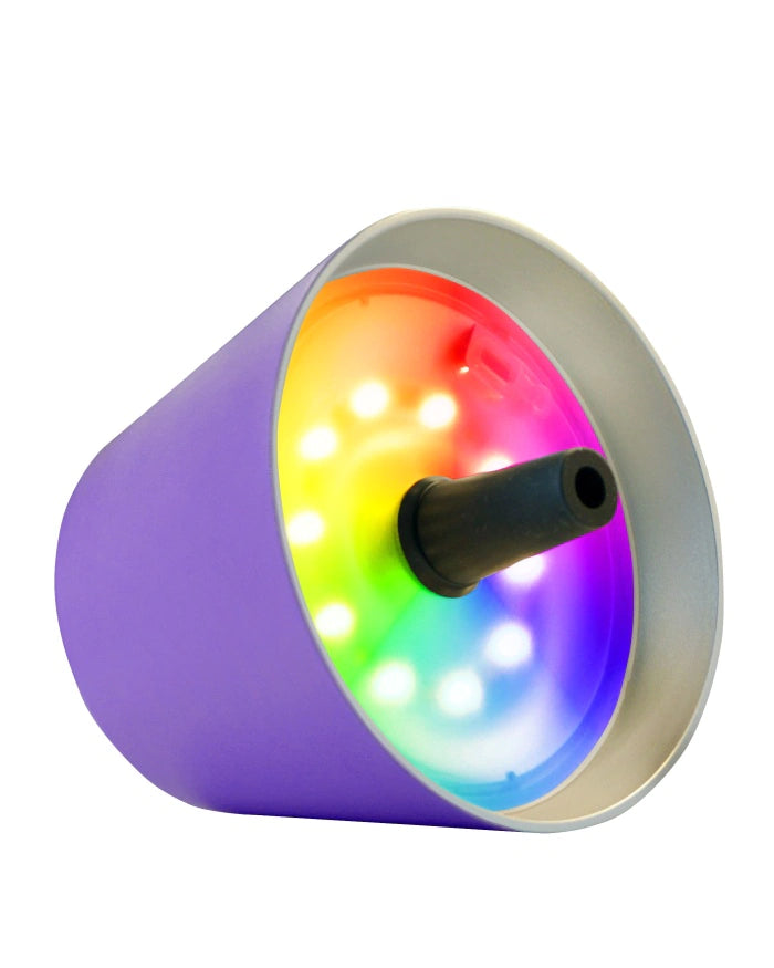 Sompex TOP 2.0 oplaadbare flessenlamp – Lila - detailfoto