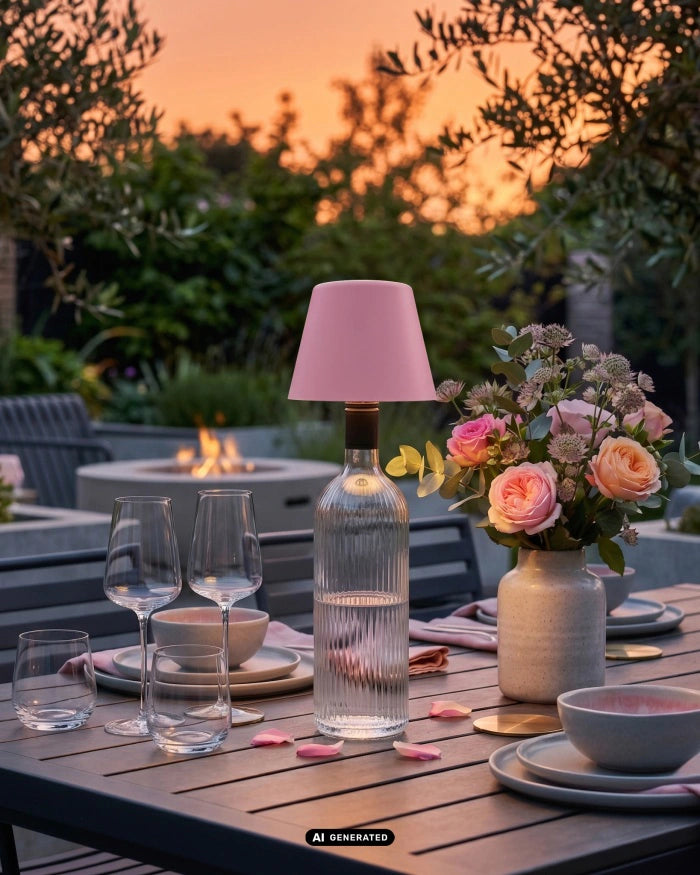 TOP 2.0 RGBW flesverlichting oplaadbaar - Roze - productfoto