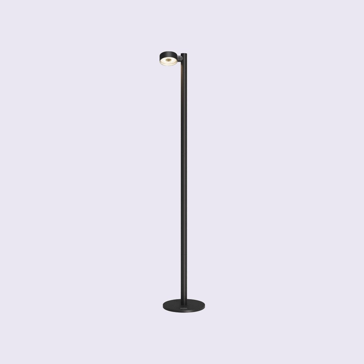 Sompex RONDA zwart oplaadbare vloerlamp 1-lichts