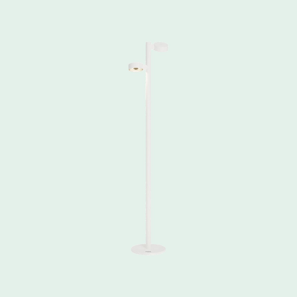 Sompex RONDA wit oplaadbare vloerlamp 2-lichts