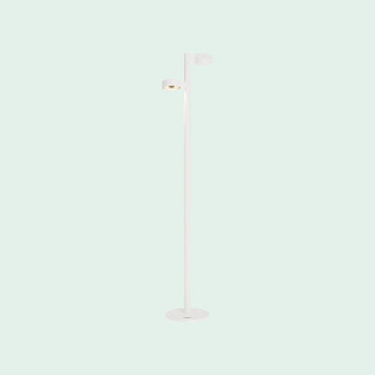 Sompex RONDA wit oplaadbare vloerlamp 2-lichts