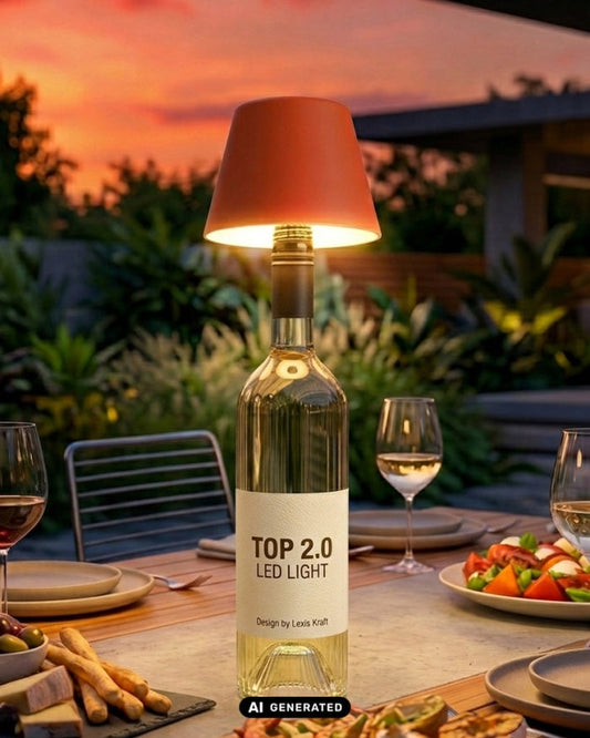 Sompex TOP 2.0 oplaadbare flessenlamp – Oranje