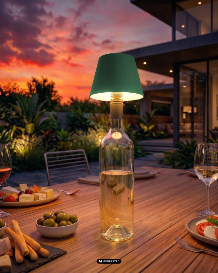 Sompex TOP 2.0 oplaadbare flessenlamp – Groen