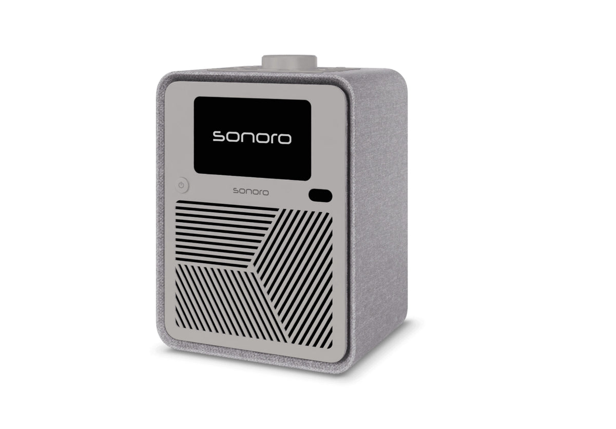 Sonoro ATRON muzieksysteem parelgrijs/zilver