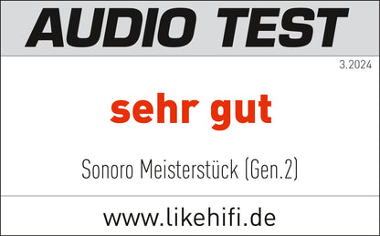 Sonoro MEISTERSTÜCK Gen.2 bekroond ontwerp