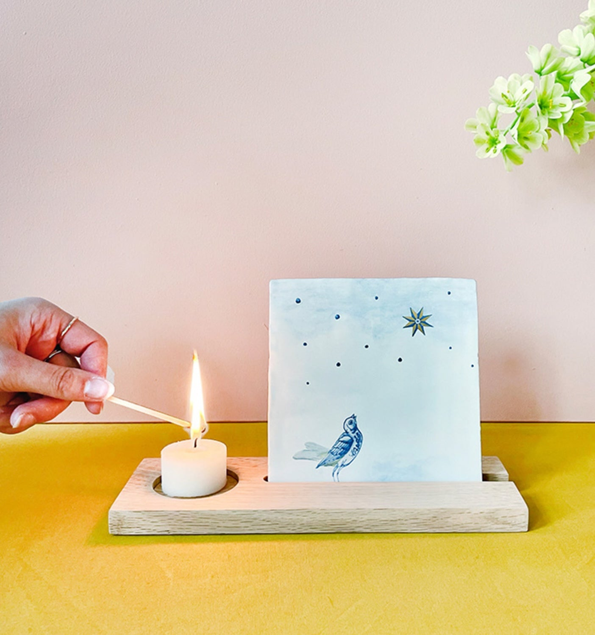 StoryTiles Tile & Candle holder, oorspronkelijke sfeerfoto
