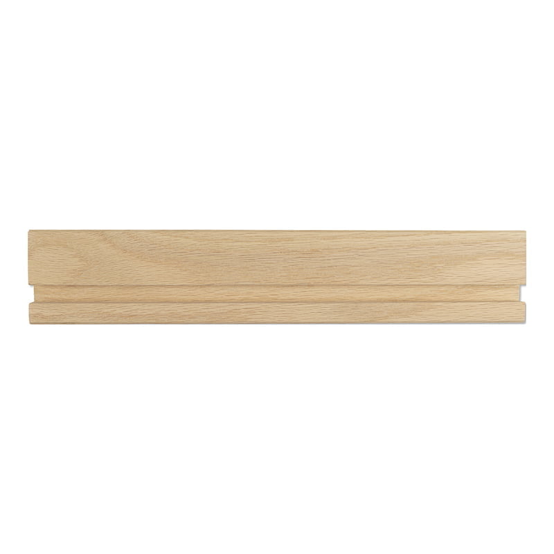 StoryTiles familiehouder S van onbewerkt eikenhout, 34 cm