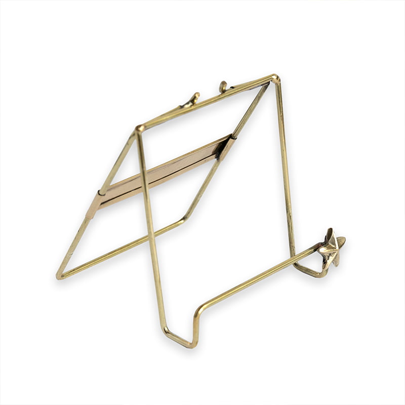 StoryTiles Golden Stand Star: goudkleurige messing tegelstandaard met ster