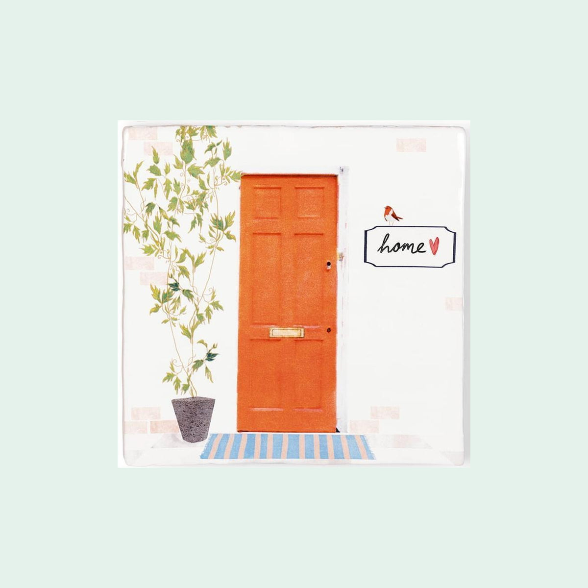 StoryTiles – Knock Knock, Who’s There? op een egale pastelachtergrond