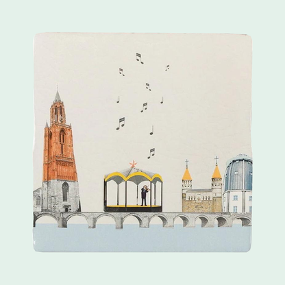 StoryTiles Maastricht – Mie Leef Mestreech tegeltje op pastelachtergrond