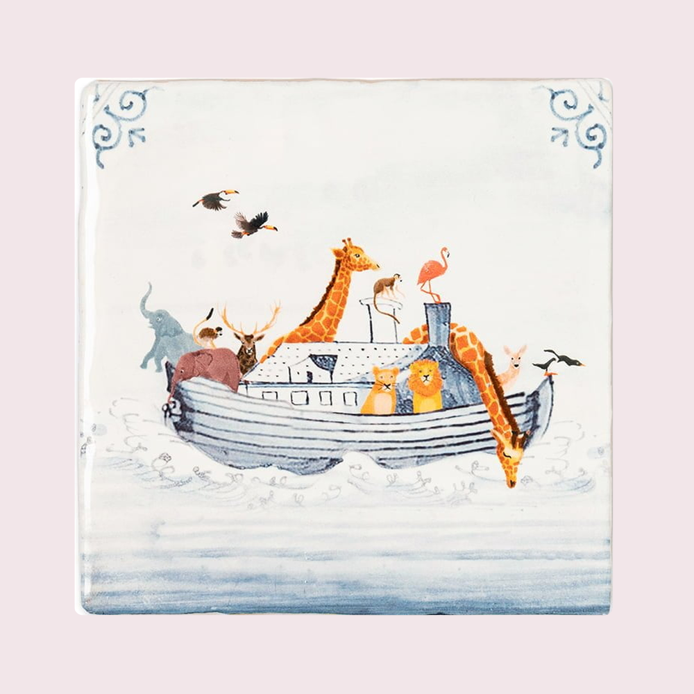 The ark of life op pastelachtergrond