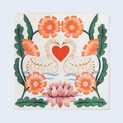 Together for a lifetime op pastelachtergrond