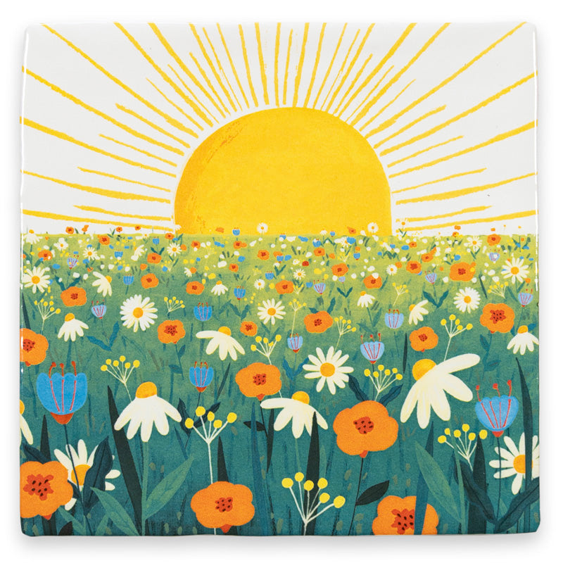 StoryTiles The sun will shine on you keramische tegel 10x10 cm