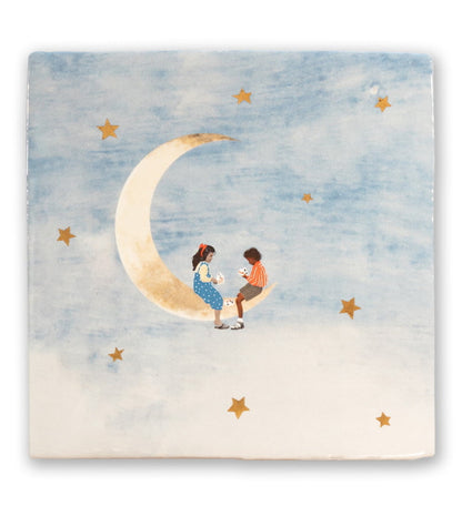 Little friends on the moon