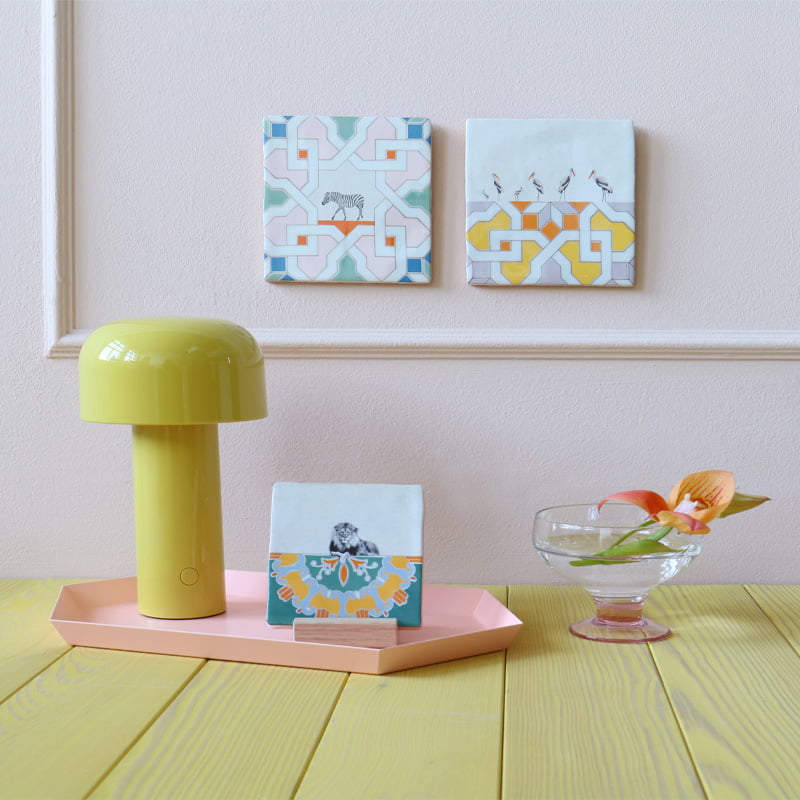 StoryTiles Zebra gespot aan de muur