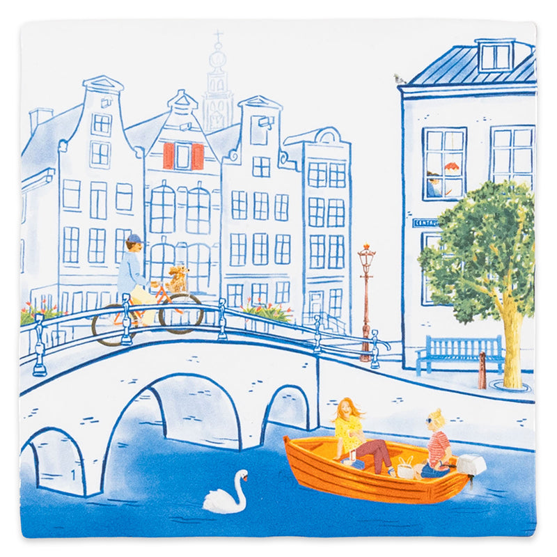 StoryTiles Life in Amsterdam: Amsterdamse grachten en gevels