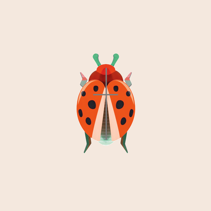 Studio ROOF Coccinelle Rouge