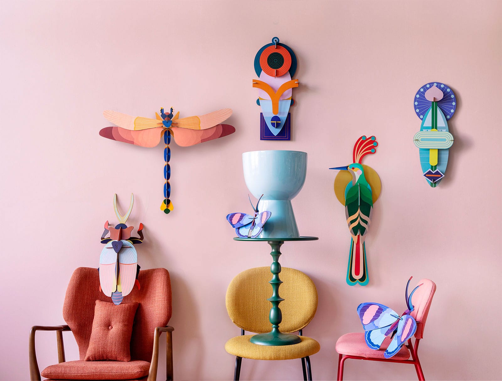 Studio ROOF Deluxe Pink Dragonfly overzicht