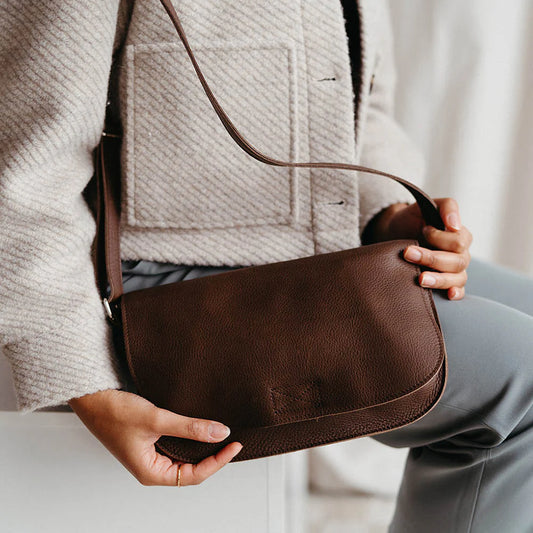 Keecie Lazy Boy - Dark Brown used look