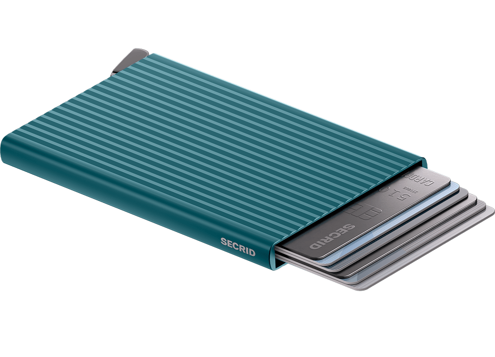 Premium Cardprotector+ Fluted Teal Secrid foto 2