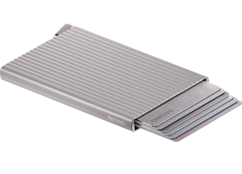 Premium Cardprotector+ Fluted Silver Secrid foto 2