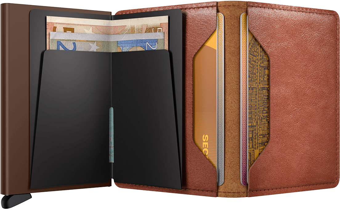 Slimwallet Vintage Cognac-Brown