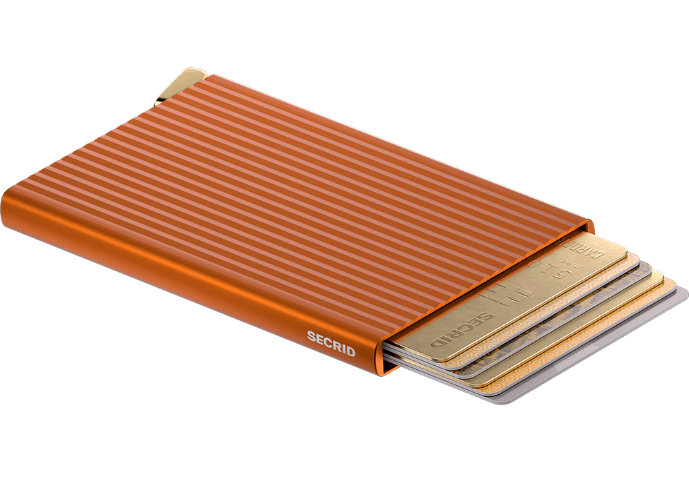 Premium Cardprotector+ Fluted Orange Secrid foto 2