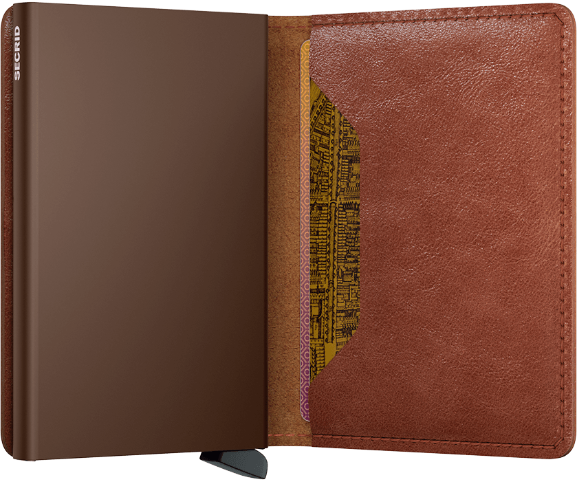Slimwallet Vintage Cognac-Brown