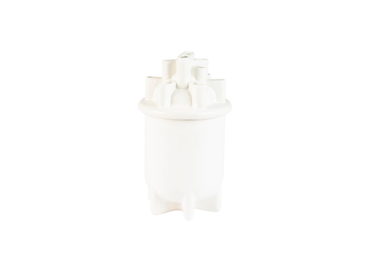 Zuiver Bassin grote witte vaas van keramiek, originele productfoto
